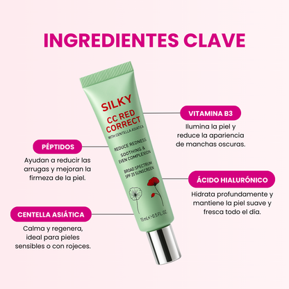 2x1 CC Red Correct 45ml - Creme Corretor de Vermelhidão